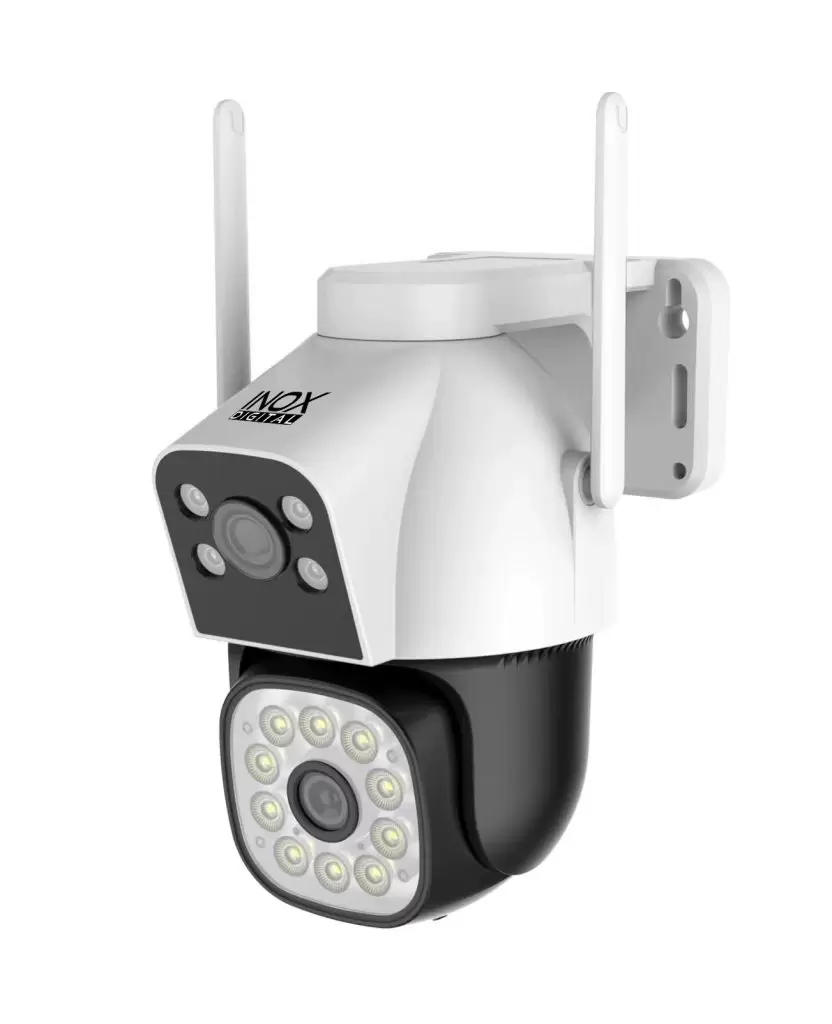 3+3 Megapiksel 1080P Full HD Wi-Fi Çift Lensli Gece Görüşlü Suya Dayanıklı Dış Ortam Kamera