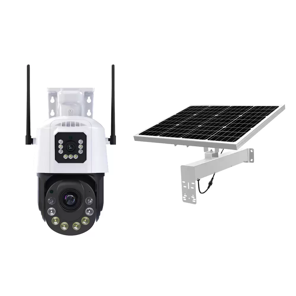 3+3MP Full HD 6” 4G 36X Zoom Solarlı Sim kartlı IP Kamera