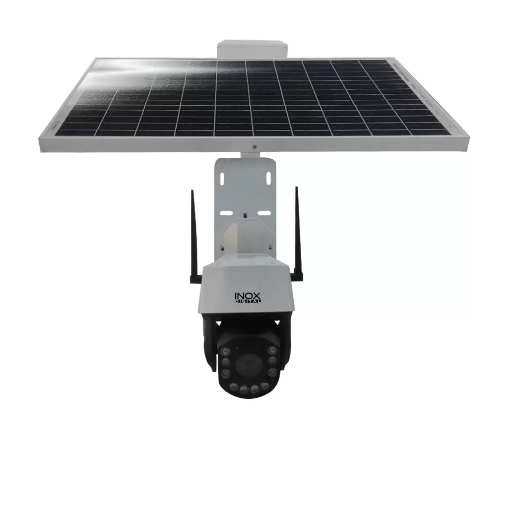 3 Megapiksel Full HD Suya Dayanıklı Solar Panelli 30x Optik Zoom – 4G PTZ Kamera (24 Saat Kayıt)
